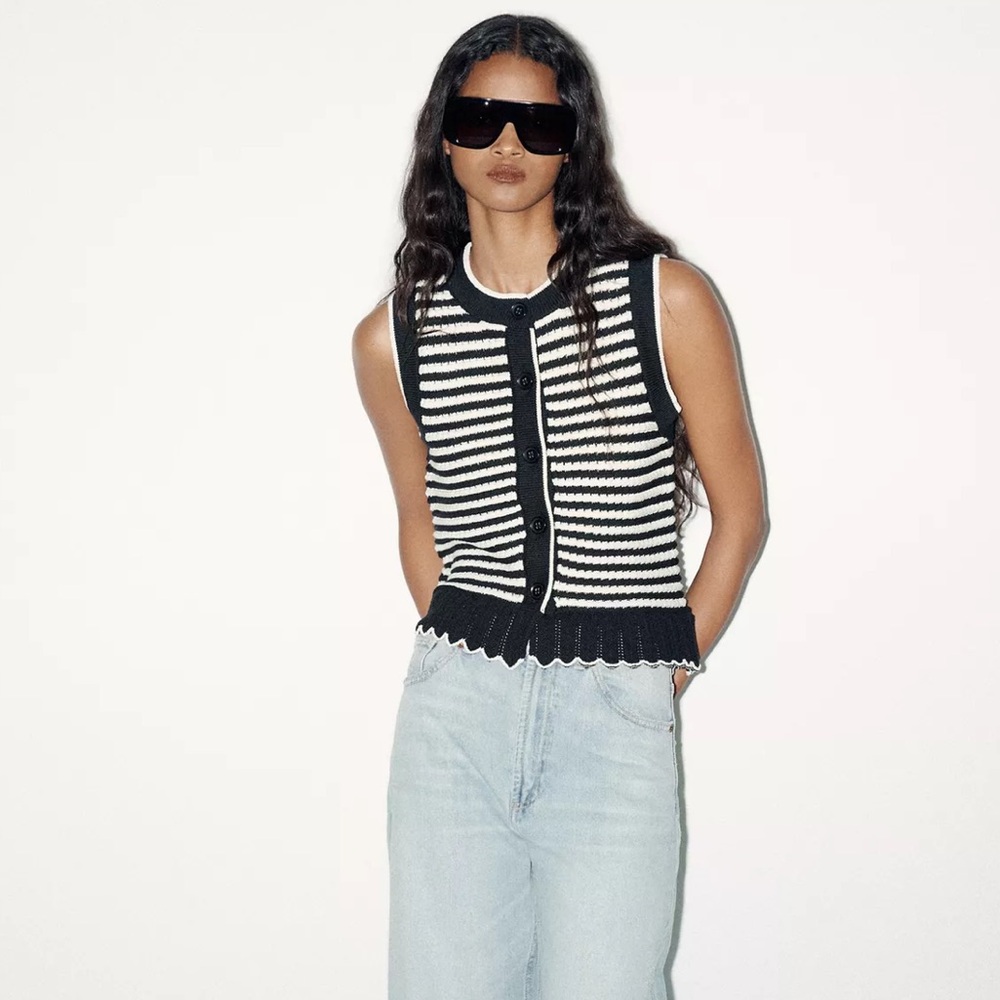 NWOT ZARA Knit Vest